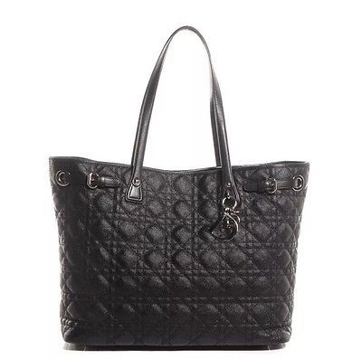 black dior tote